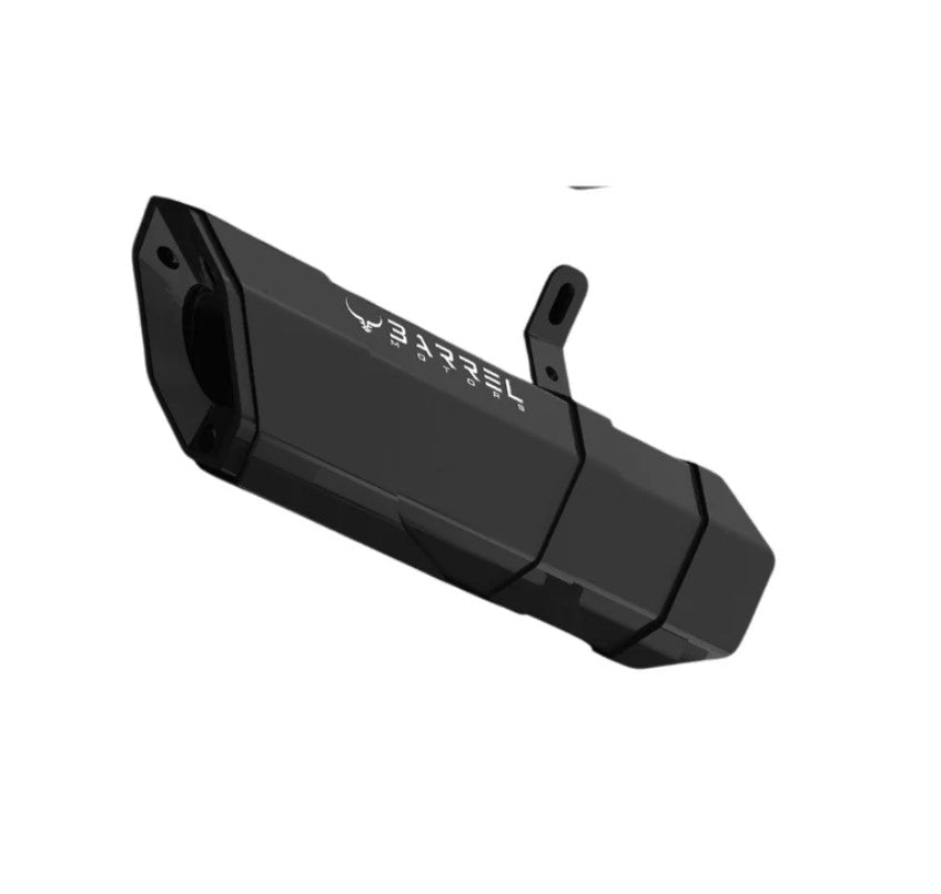 BARREL EXHAUST ROGUE 2.0 BLACK FOR TRIUMPH 400
