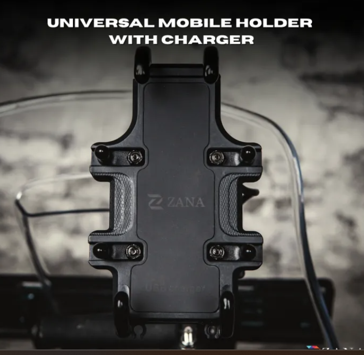 Universal Mobile Holder with Charger BLU