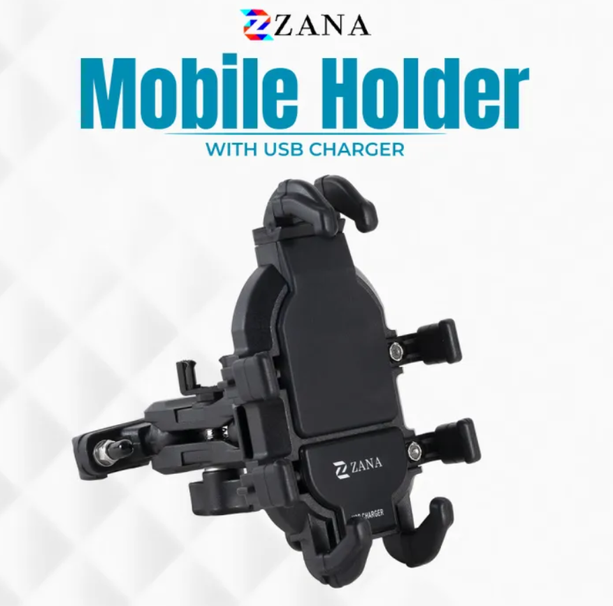 Universal Mobile Holder with USB Charger