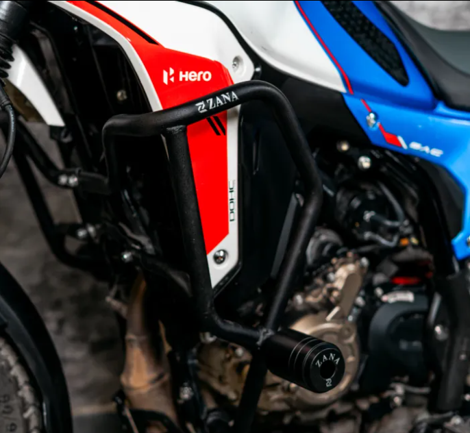 Crash Guard With Slider Texture Matt Black For X-Pulse 210