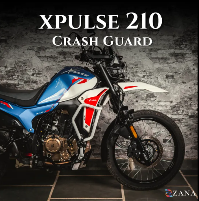 Crash Guard With Slider Glossy White For X-Pulse 210