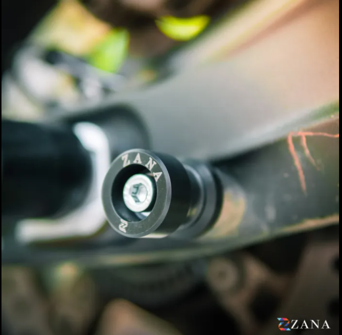 Rear Paddock Spool Black For Triumph Tiger 660