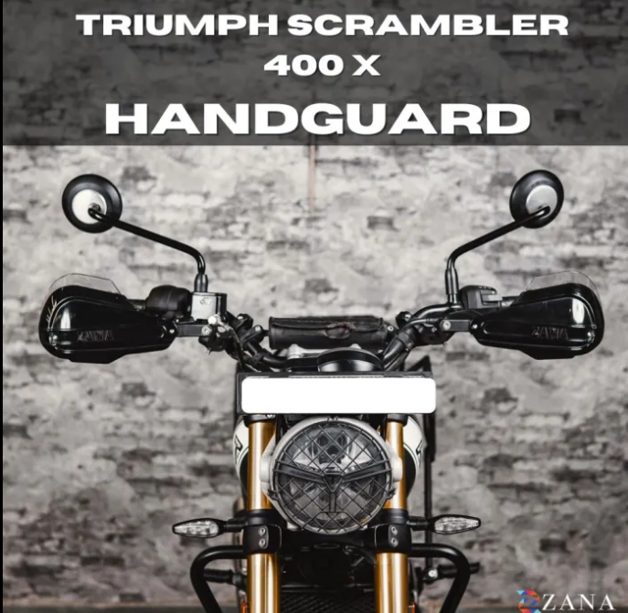 Hand Guard (Black) For Triumph Scrambler 400 X