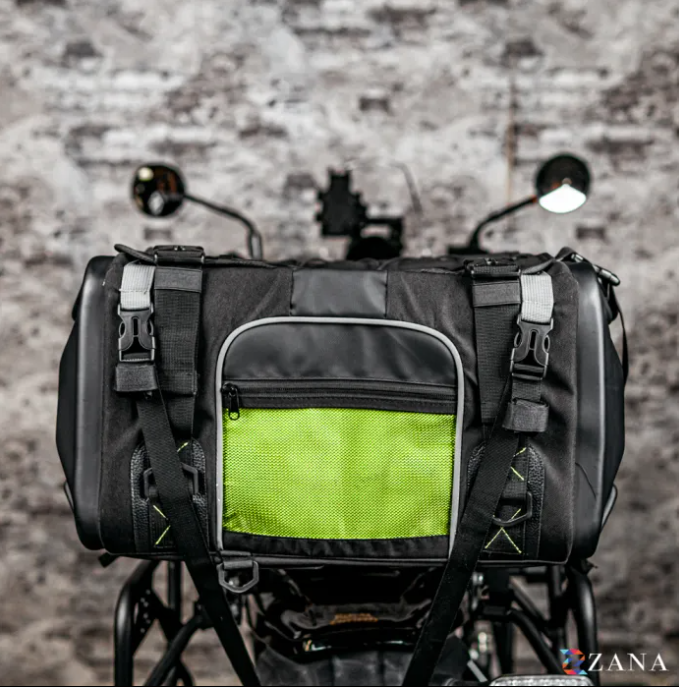 Vader Pro Hard Shell Tail Bag (50 liter) with Free 2 Waterproof Storage Bag and 1 Bungee Cord