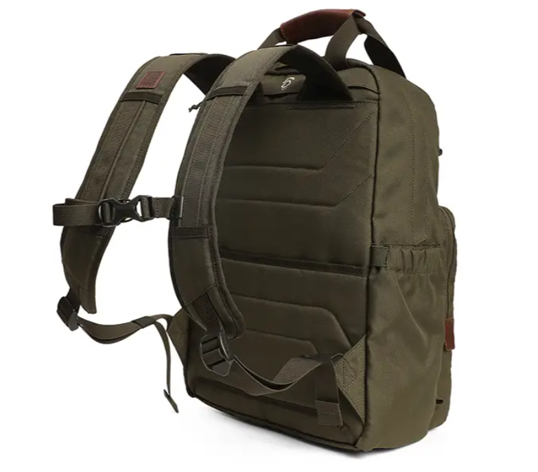 Raveller Backpack -  DARK OLIVE & BROWN