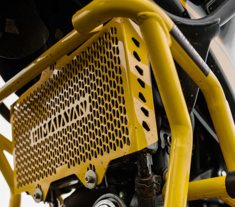 RADIATOR GUARD BLACK & YELLOW FOR NEW HIMALAYAN 450