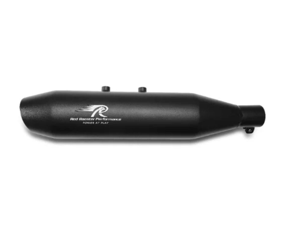 RED ROOSTER PERFORMANCE RUMBLER MAX BLACK EXHAUST FOR NEW CLASSIC 350 & METEOR 350
