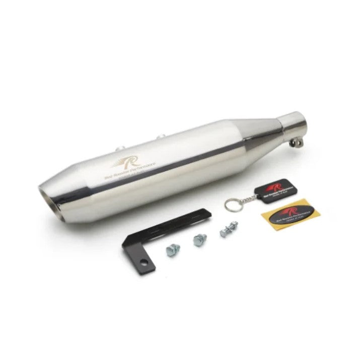 RED ROOSTER PERFORMANCE RUMBLER MAX POLISH EXHAUST FOR HUNTER 350