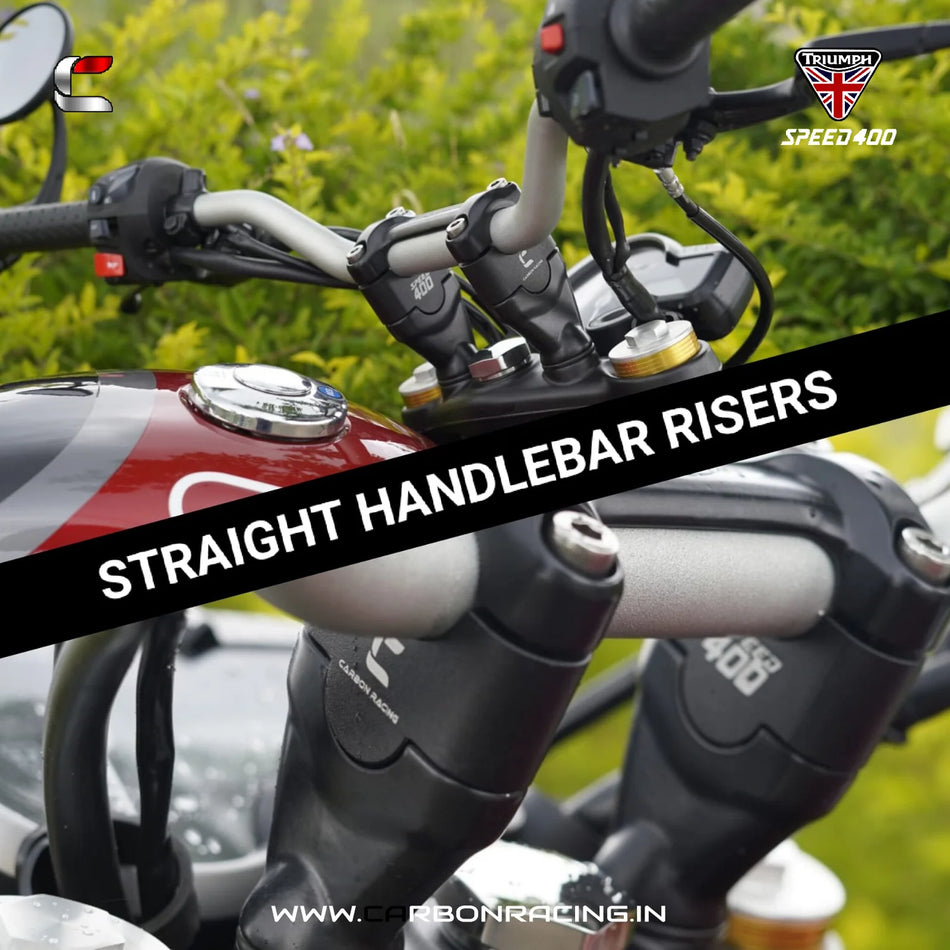 Straight Handlebar Risers for Triumph Speed 400