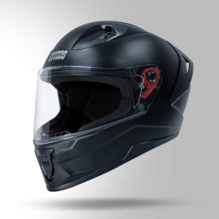 bike helmet studds Ninja Pastel Plain SUS_NPPFFH_BLKL Full Face (Black, L) Car & Motorbike Studds Full Face Helmets