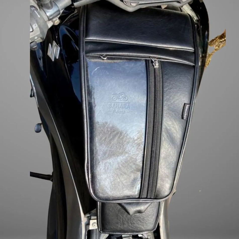 Mobile Tank Cover  (Black) For Suzuki Intruder