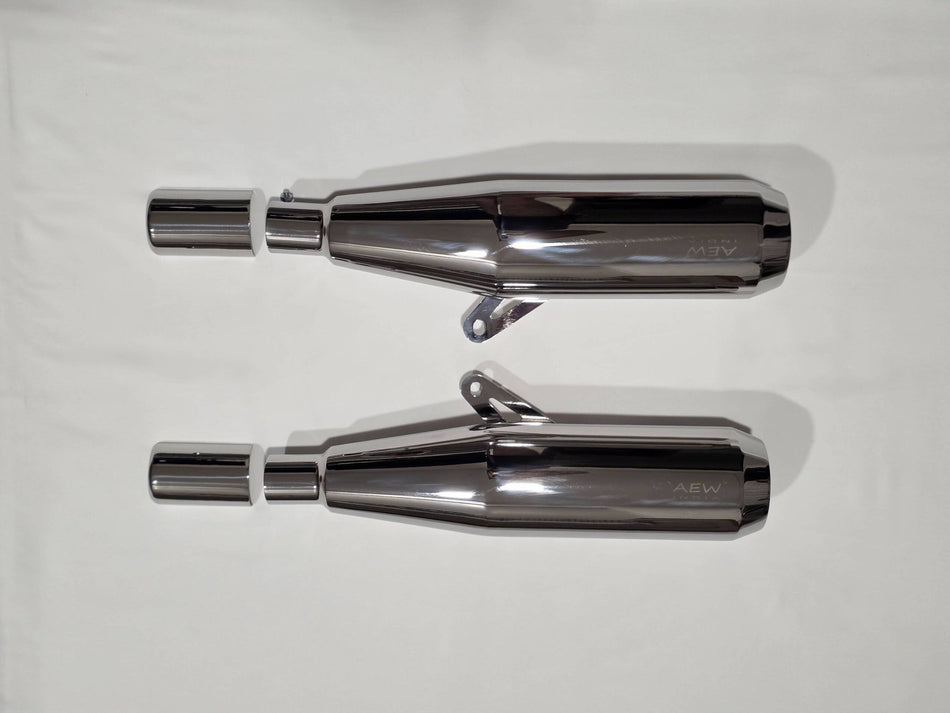 AEW TE 104 EGDE  STAINLESS STEEL MIRROR POLISH FOR INTERCEPTOR/GT 650
