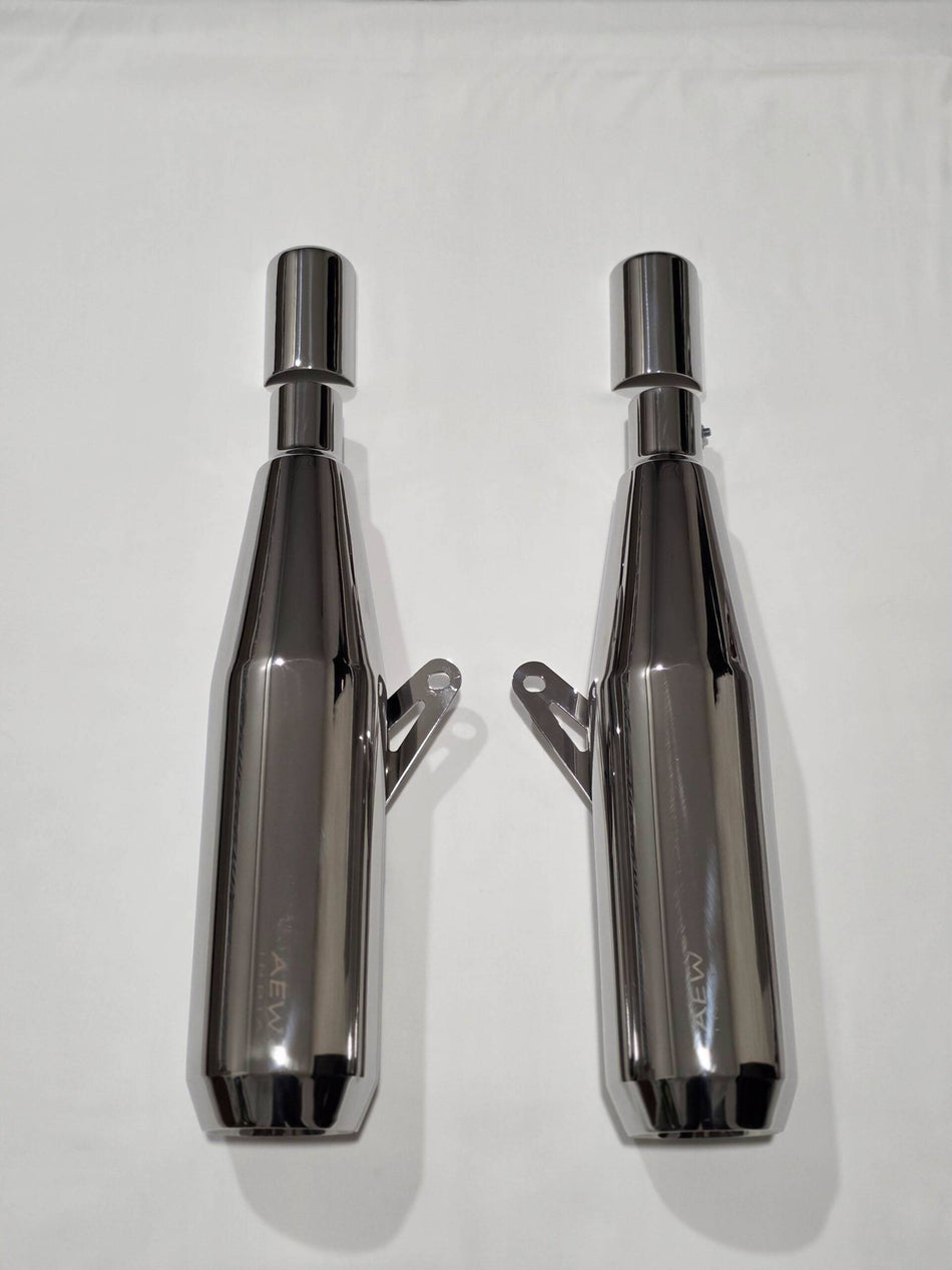 AEW TE 104 EGDE  STAINLESS STEEL MIRROR POLISH FOR INTERCEPTOR/GT 650