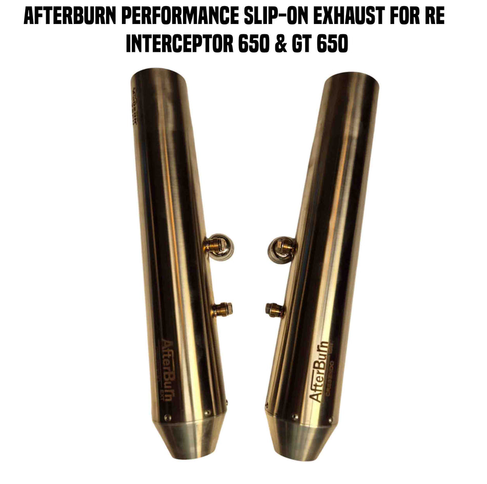 Afterburn Performance Slip-On Exhaust for RE Interceptor 650 & GT 650