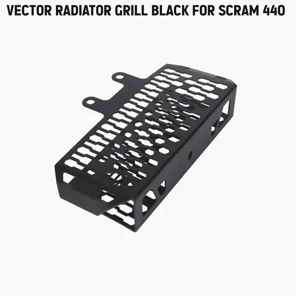 VECTOR RADIATOR GRILL BLACK FOR SCRAM 440