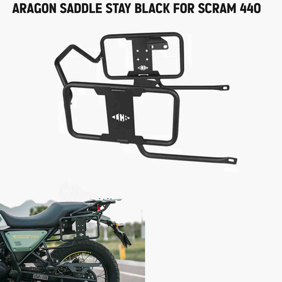 ARAGON SADDLE STAY BLACK FOR SCRAM 440