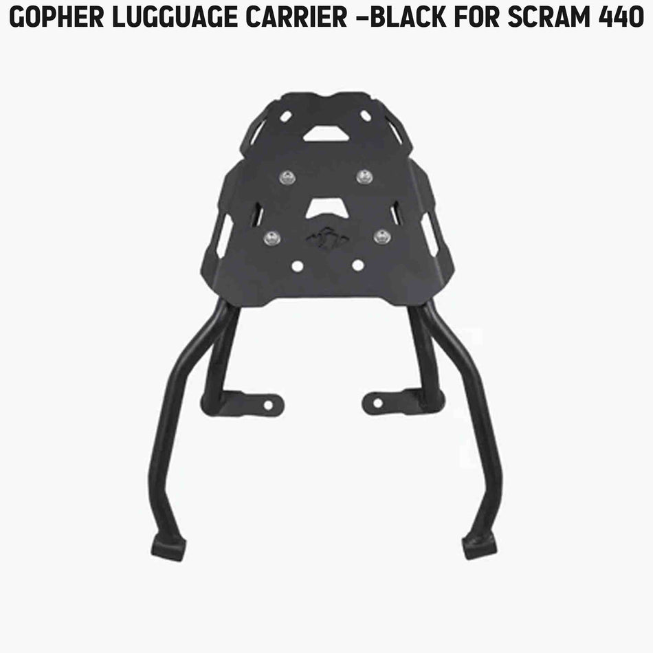 GOPHER LUGGUAGE CARRIER -BLACK FOR SCRAM 440