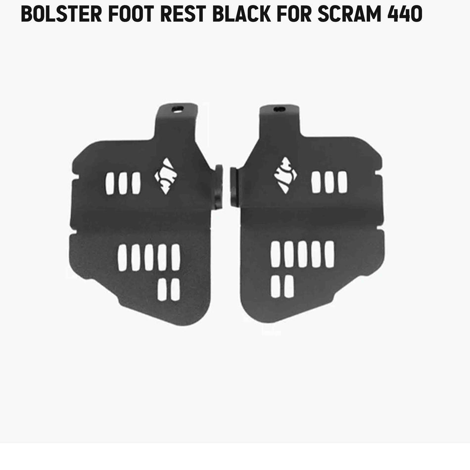 BOLSTER FOOT REST BLACK FOR SCRAM 440