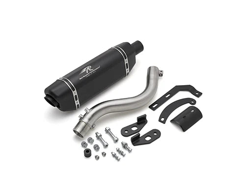 Red Rooster Exhaust Vertex Pro - Black For Himalayan 450