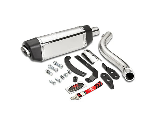 Red Rooster Exhaust Vertex Pro - Polish For Himalayan 450