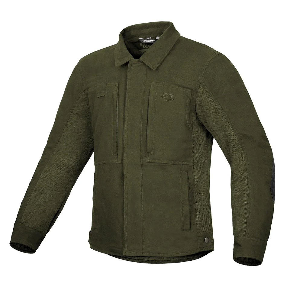 WAYNE – URBAN RIDING JACKET OLIVE GREEN