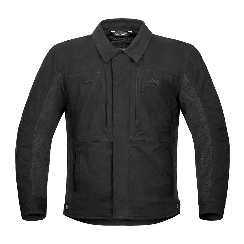 WAYNE – URBAN RIDING JACKET (BLACK )