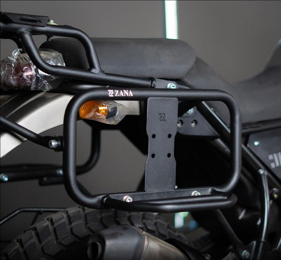 Saddle Stay V-2 with Exhaust Sheild with Jerry can Mount For Himalayan 411 /Scram 411