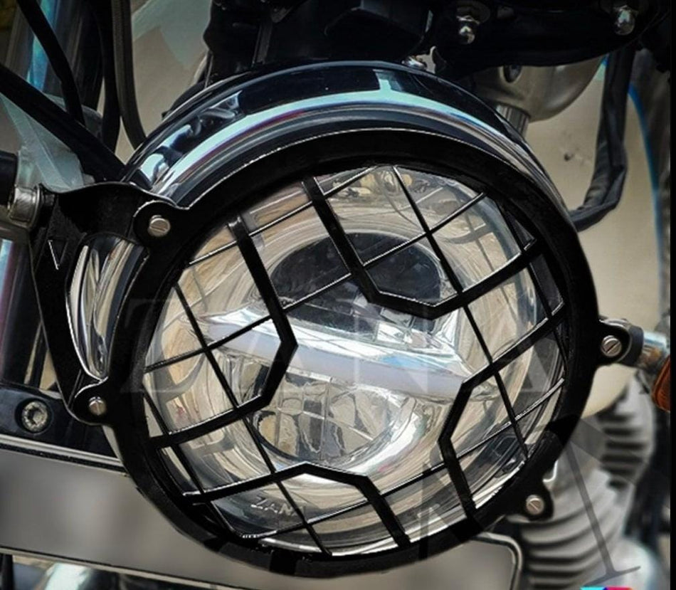 HEAD LIGHT GRILL SS TYPE 4A BLACK HIMALAYAN BS6 2016-2020