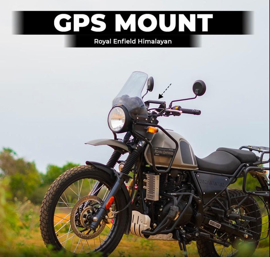 GPS MOUNT ALUMINUM & SS HIMALAYAN BS6 2021