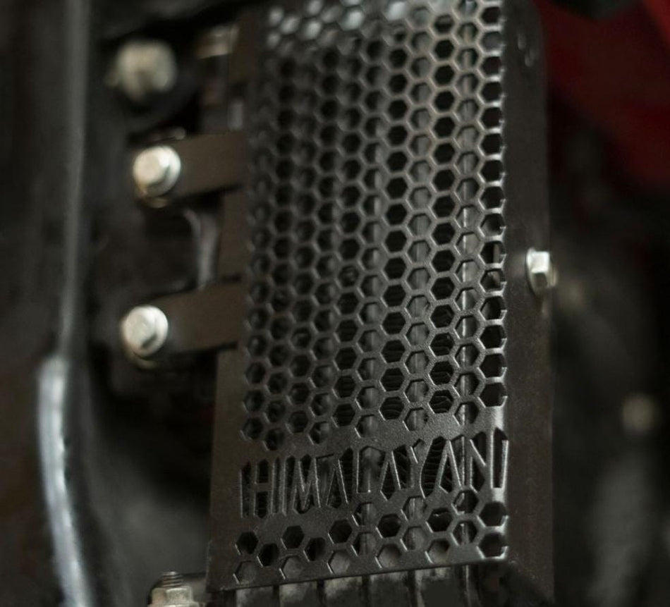 RADIATOR GUARD HONEYCOMB BLACK (FULL) ALUMINUM HIMALAYAN BS-3/4/6