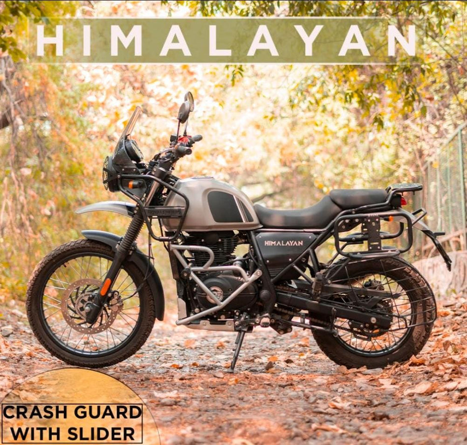HIMALAYAN BS6 (2021-22) CRASH GUARD WITH SLIDER SILVER MS