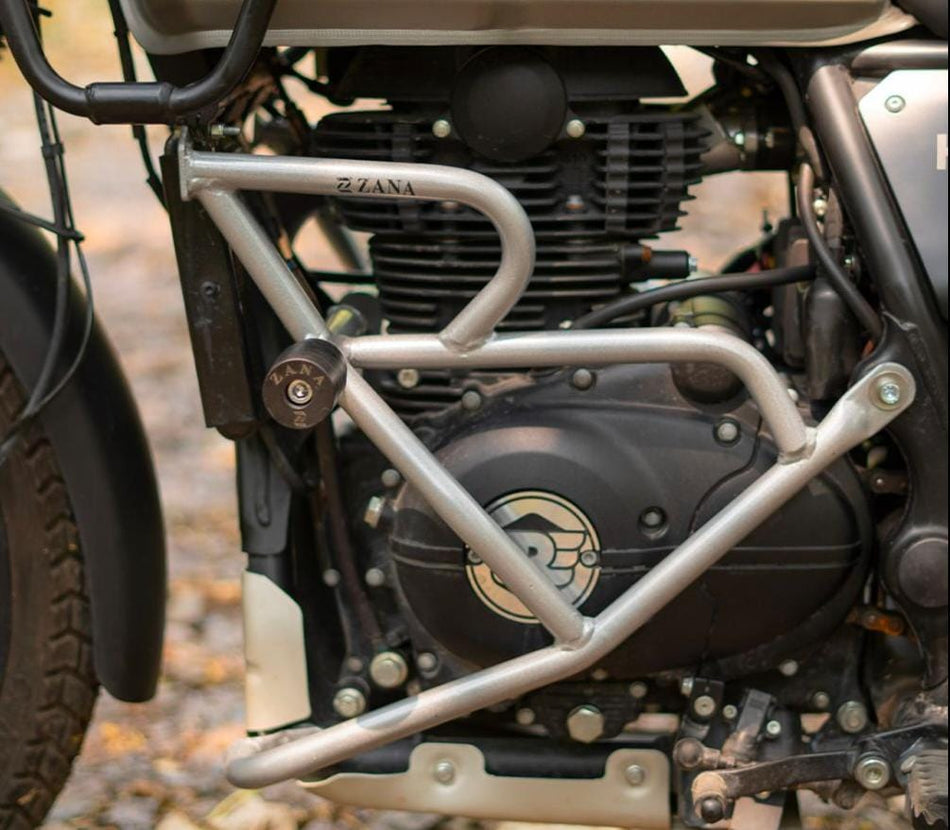 HIMALAYAN BS6 (2021-22) CRASH GUARD WITH SLIDER SILVER MS