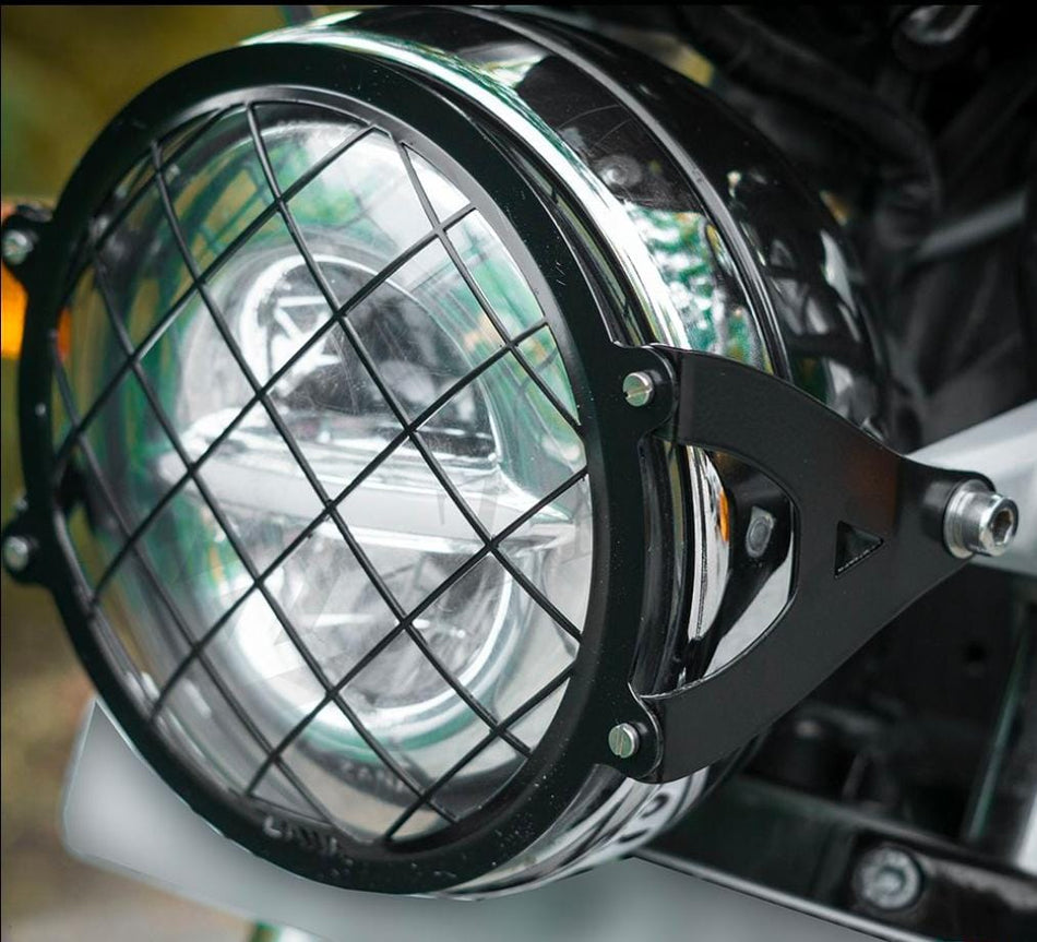 HEADLIGHT GRILL TYPE 0 SS BLACK GT & INTERCEPTOR 650