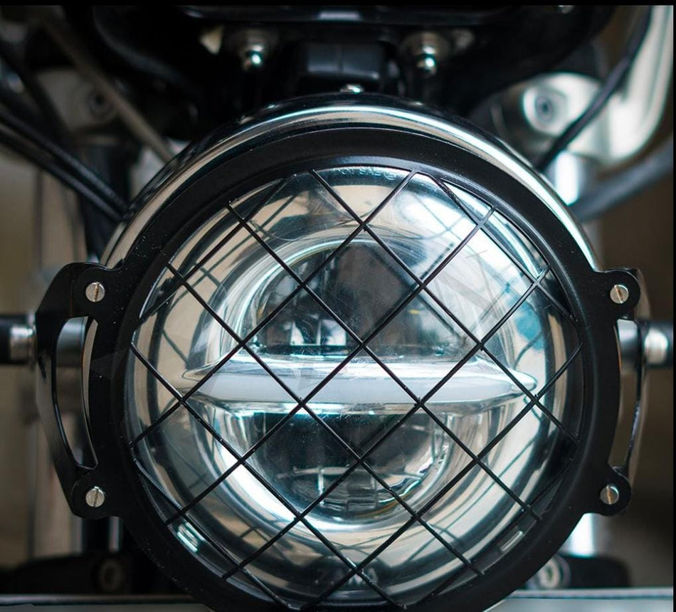HEADLIGHT GRILL TYPE 0 SS BLACK GT & INTERCEPTOR 650