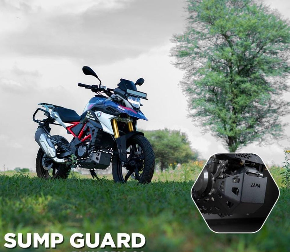FOR BMW G310 GS ALUMINIUM HEAVY DUTY SUMP GUARD BLACK