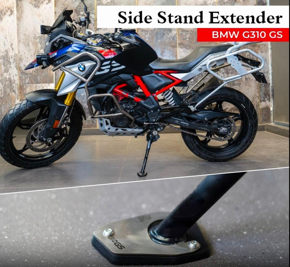SIDE STAND EXTENDER ALUMINIUM & SS FOR BMW G 310 GS