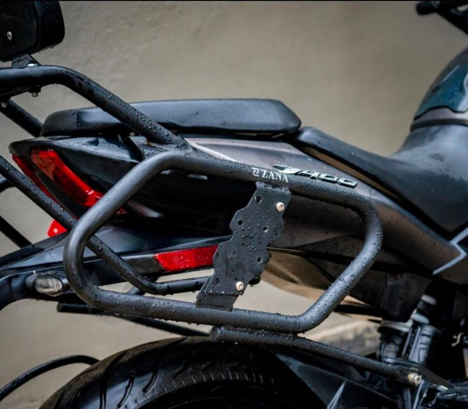 SADDLE STAY WITH JERRY CAN MOUNT FIT FOR BAJAJ DOMINAR 250/400