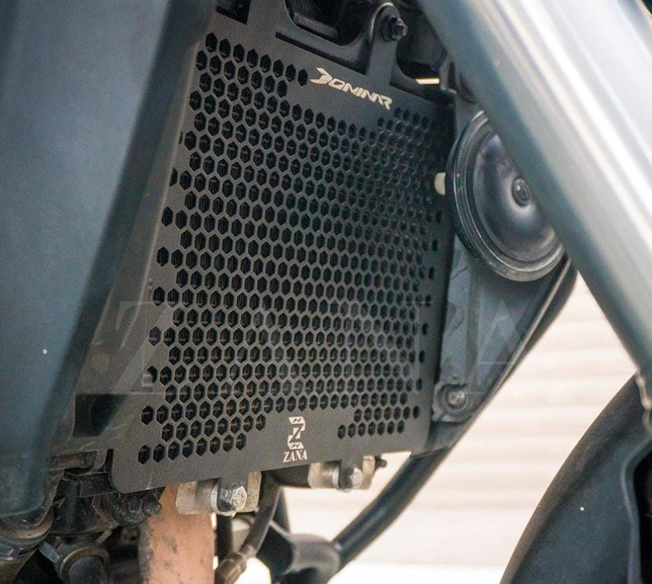 HONEYCOMB RADIATOR GRILL PREMIUM MATT BLACK FOR BAJAJ DOMINAR 250/400