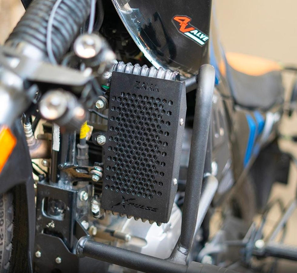 RADIATOR GUARD HONEYCOM BLACK FOR HERO X-PULSE 200