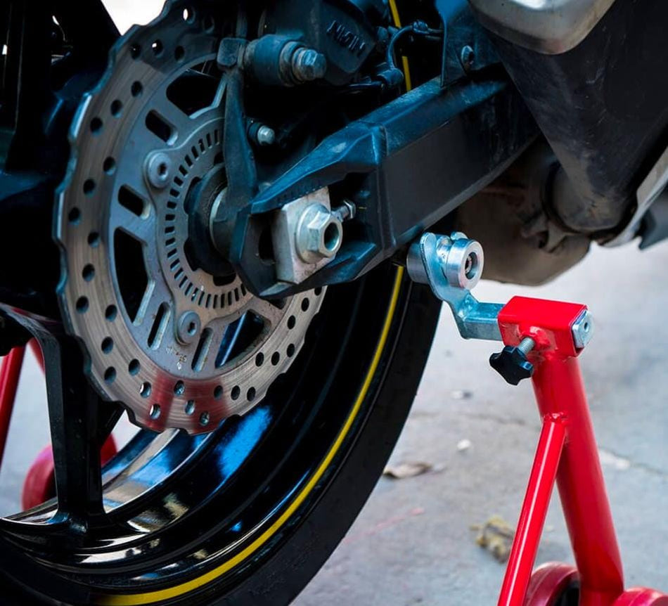 PADDOCK STAND FOR HERO  XPULSE 200 (GLOSSY RED COLOR)