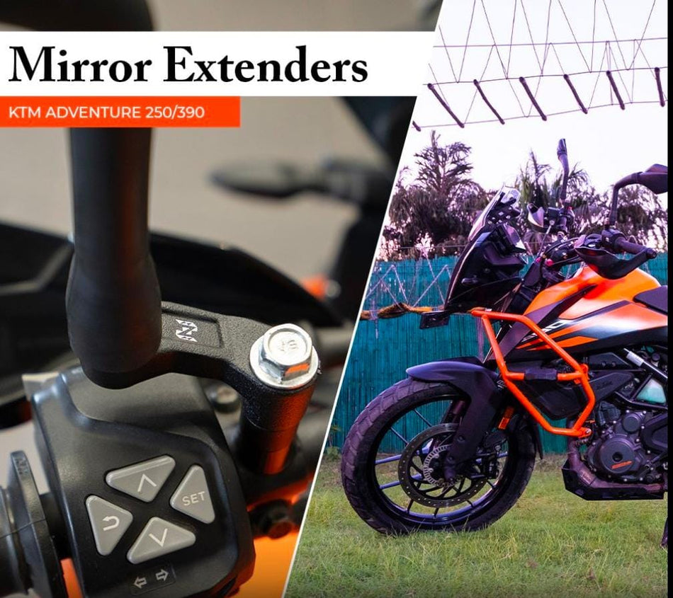 MIRROR EXTENDER FOR KTM ADV 390/250