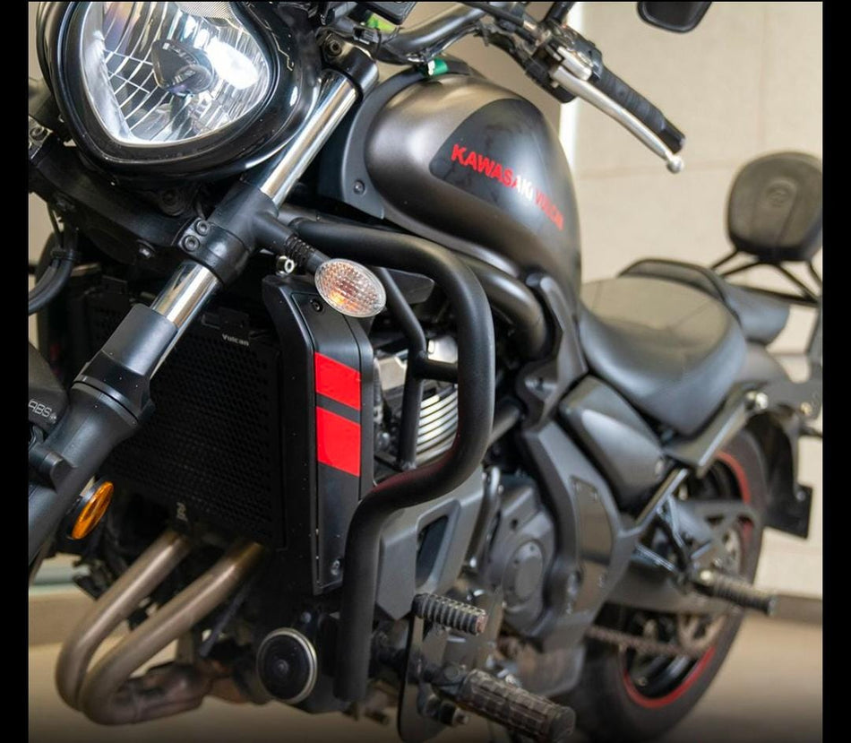 CRASH GUARD TEXTURE MATT BLACK FOR KAWASAKI VULCAN 650