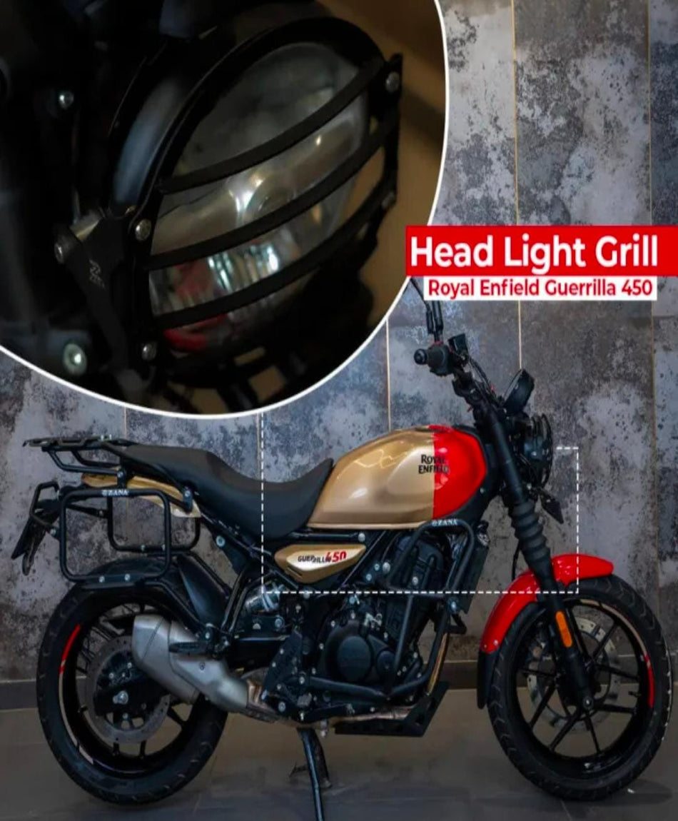 Head Light Grill for Guerrilla 450 (Black) - Type-3