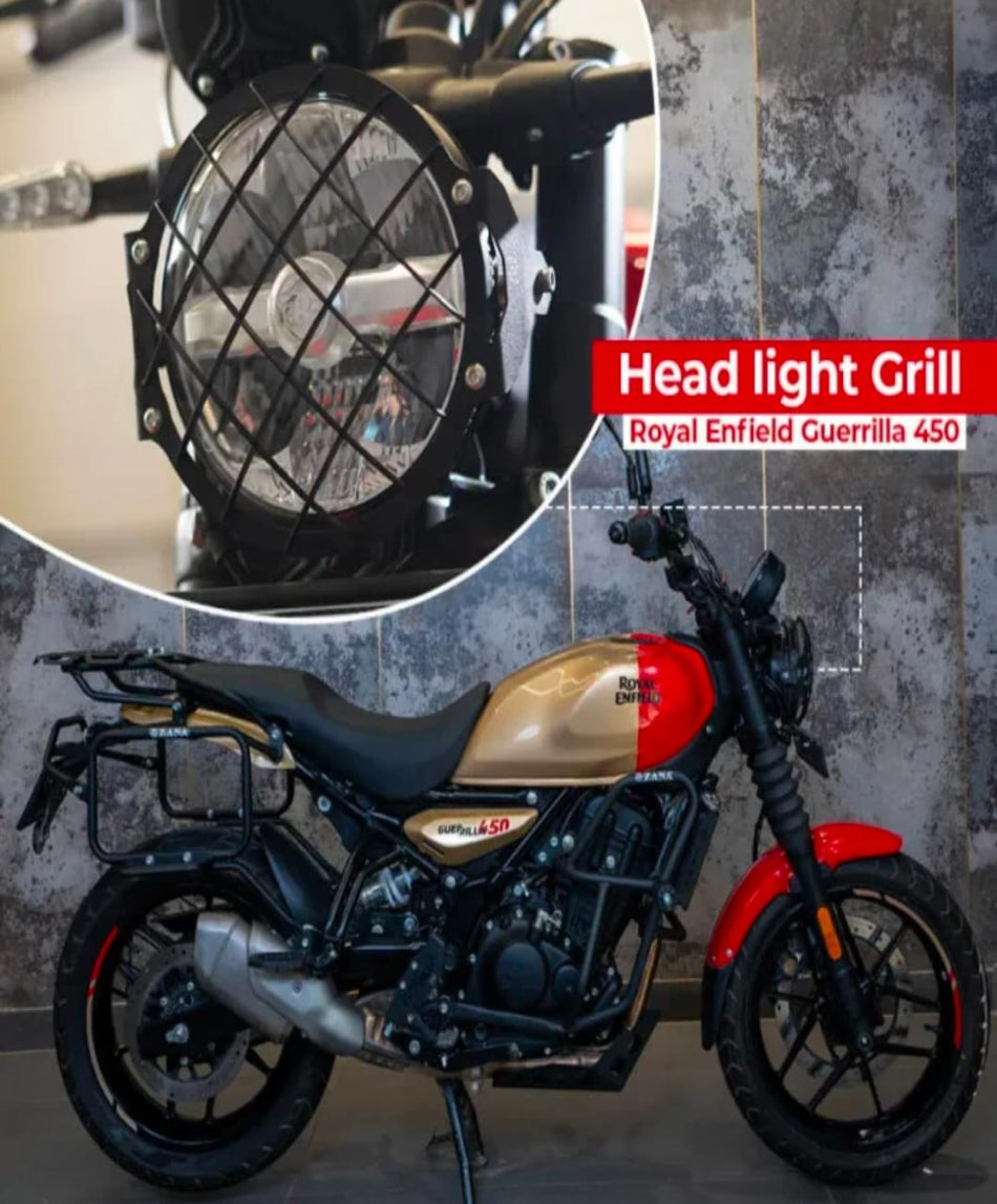 Head Light Grill for Guerrilla 450 (Black) - Type-2