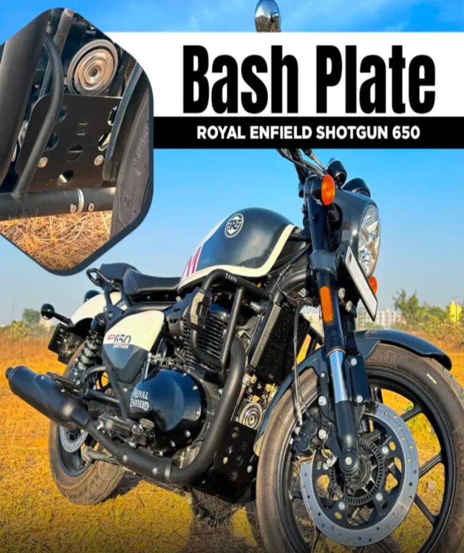 Bash Plate For Shotgun 650 ( Black, Aluminum )
