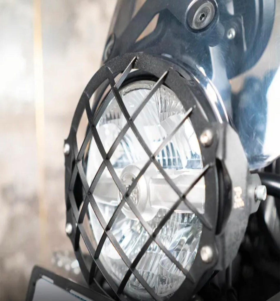 Head Light Guard for Himalayan 450 (Black Color - Stainless Steel) Type-2