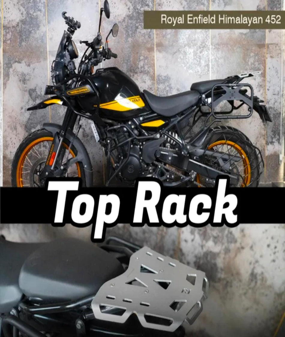 Top Rack plate Aluminium Silver For Himalayan 450