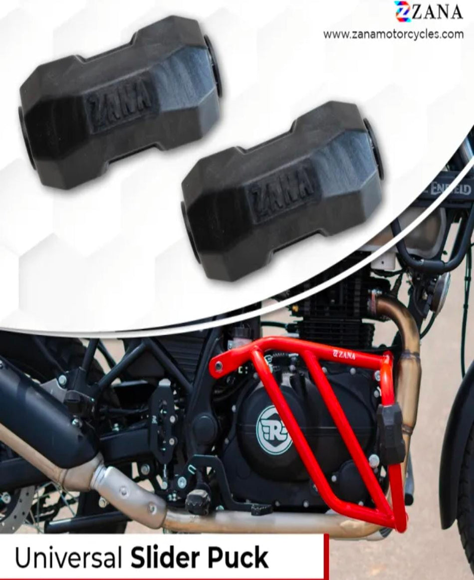 UNIVERSAL SLIDER PUCK FOR HIMALAYAN 450 COMPATIBLE WITH OEM CRASH GUARD