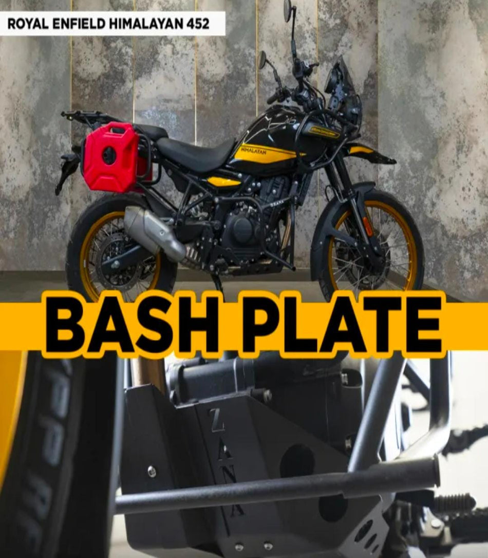 BASH PLATE MS BLACK FOR HIMALAYAN 450