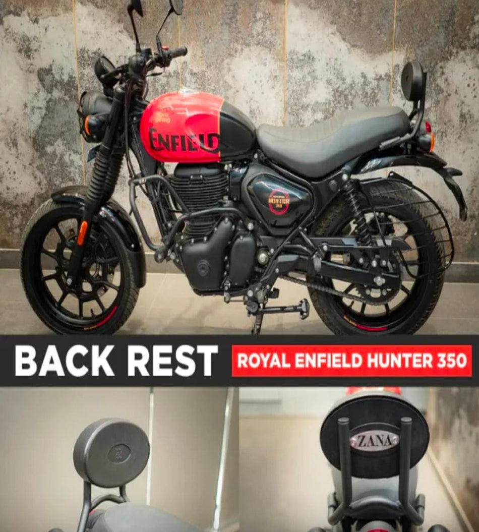 Back Rest Mild Steel For Royal Enfield Hunter 350